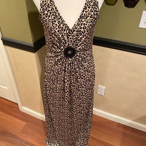 Beautiful leopard summer maxi embellished